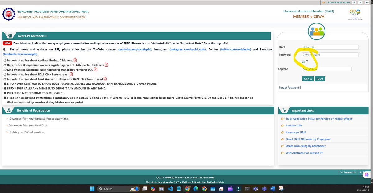 rlucys's tweet photo. I urge @OfficeOf_MM &amp; @mansukhmandviya to fix the EPFO website. It often throws errors, has glitches, &amp; barely works. This isn’t new--issues have persisted for years. #EPFO #DigitalIndia #EmployeeRights #FixIt Also, no reply to my mail on a personal issue, you can in attachments. https://t.co/aUZw4V1uhh