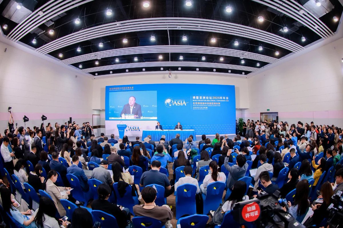 BeijingReview's tweet image. The #Boao Forum for Asia ( #BFA ) Annual Conference 2025 held its opening press conference on Mar 25 in Hainan Province, China. @BoaoForumBFA @ThisisHainanGov