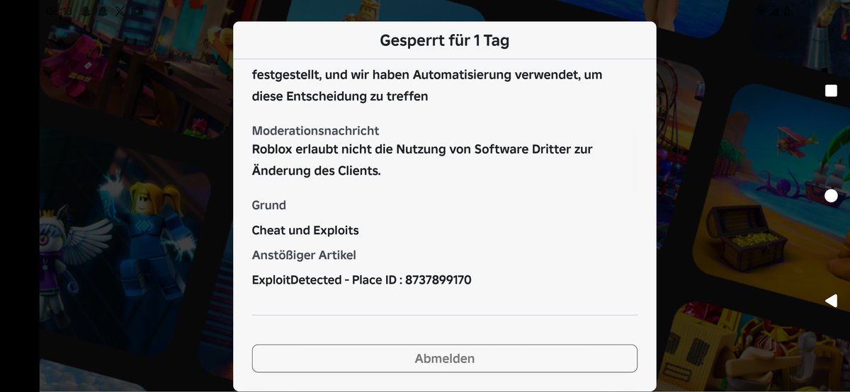 Jsnowyonx's tweet image. I think roblox is banning me for everything, now they banned me for usin automine, just unban me