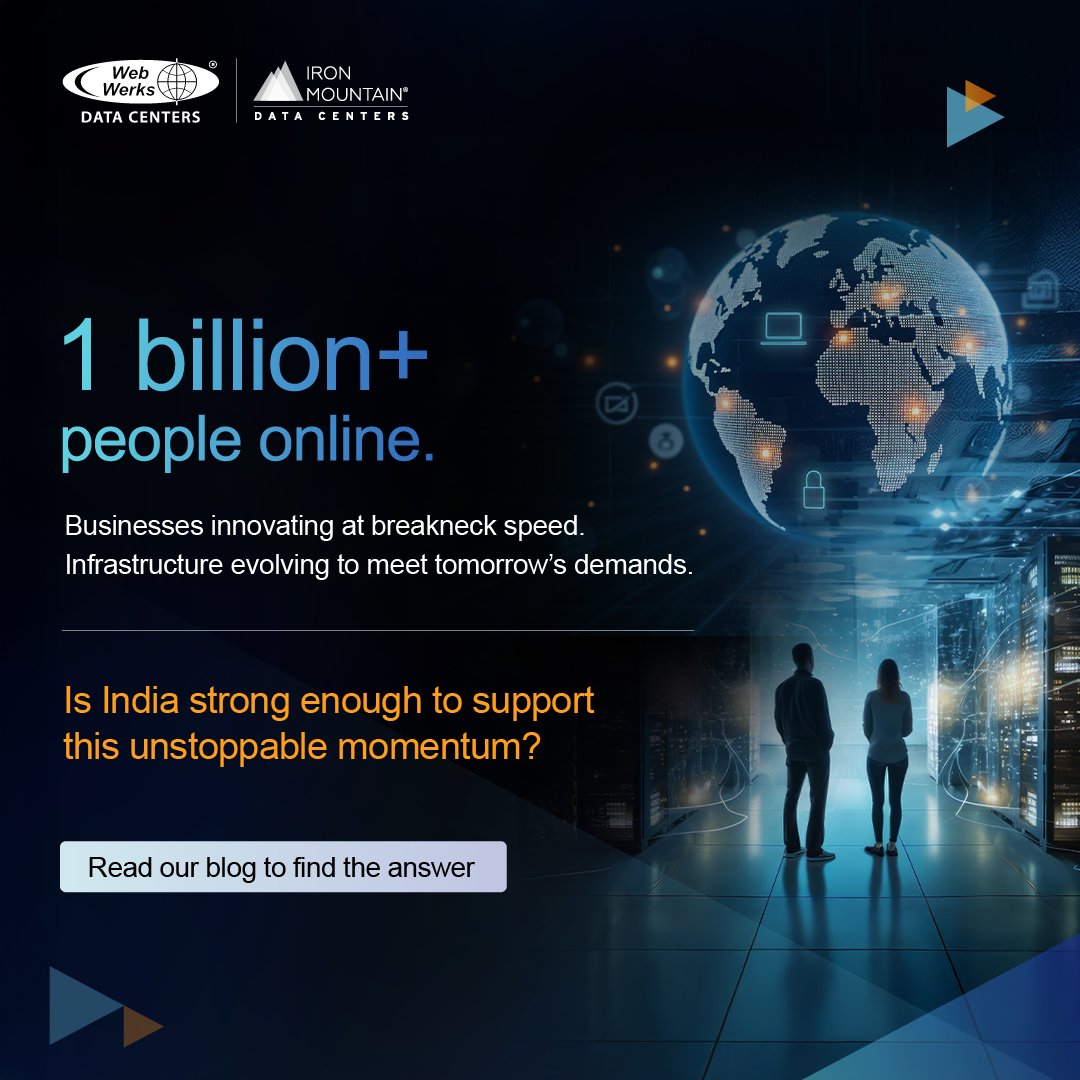 As India cements its place as a global digital powerhouse, the question is - Is our digital backbone strong enough to support this unstoppable momentum?

The future isn’t waiting. Are we ready to power it?

Read our blog to find an answer: webwerks.in/blogs/how-web-…