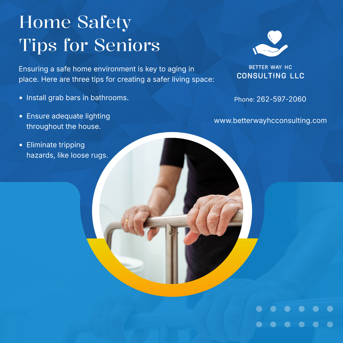 betterwayhc's tweet image. A safe home is essential for maintaining independence and reducing accidents. Keep these simple tips in mind to make your home safer for seniors. 

#HomeHealthCare #MilwaukeeWI #HomeSafety