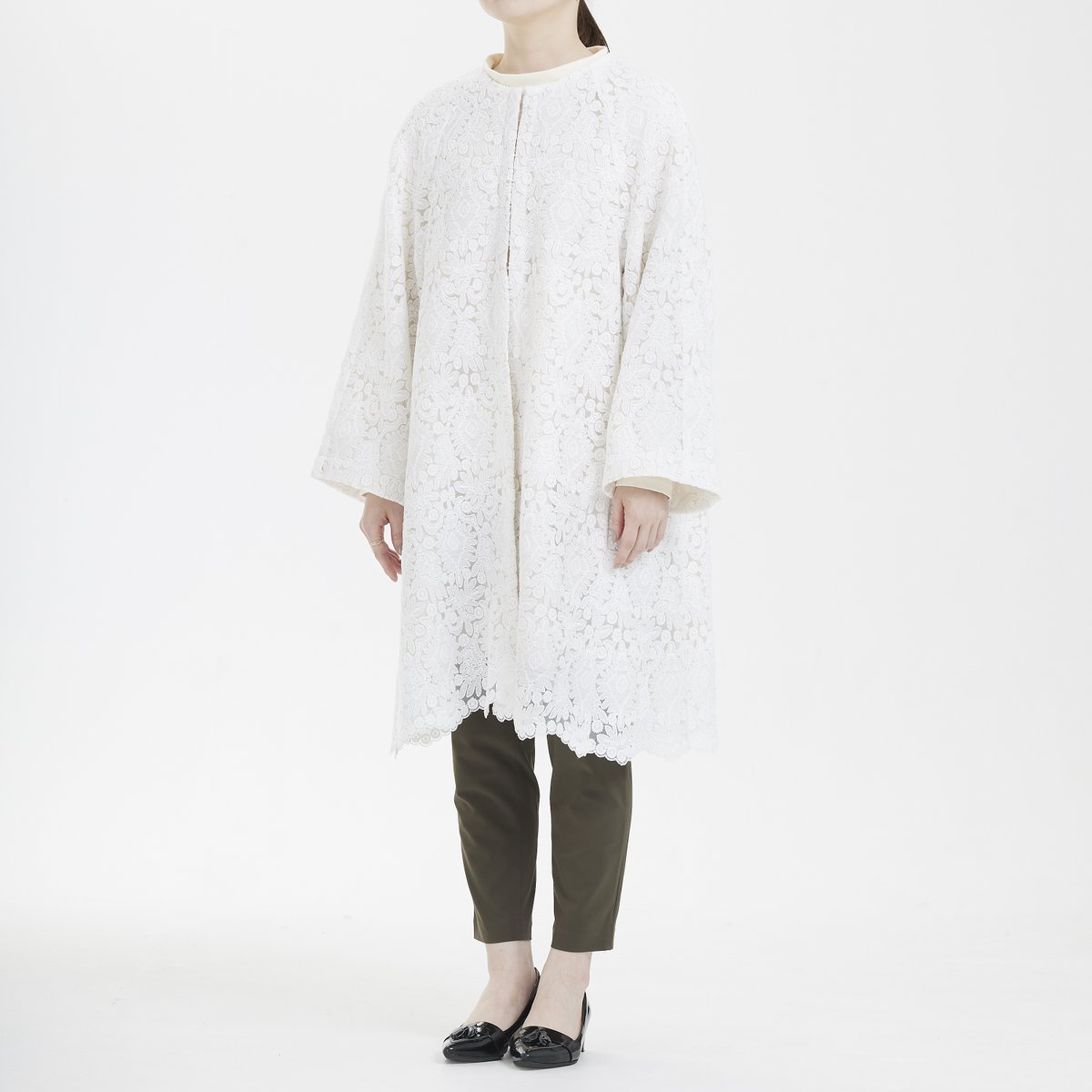 payes ⭐︎白キチ⭐︎様！conges リネンワンピースコート