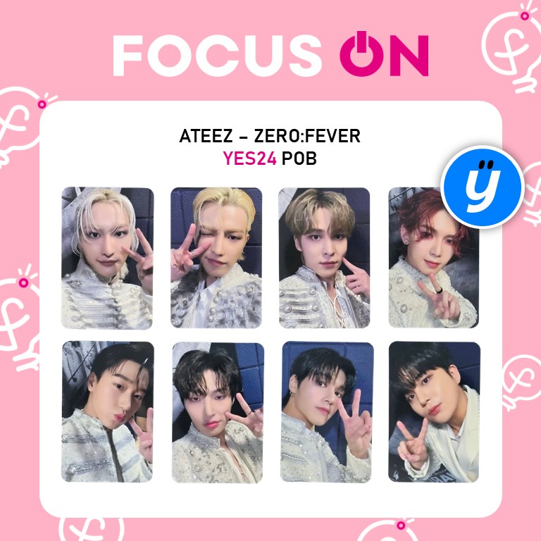 FocusON_kor's tweet photo. 📢 在庫あり 📢
ATEEZ - 【ZERO : FEVER】 YES24 特典フォトカードが入荷しました!🩷
お客様のご注文を慎重に処理し、迅速にお届けします。ご予約お待ちしております🛻💕
🔽注文リンク🔽
🔗https://t.co/vtDgbkpy5L
---
#ATEEZ #에이티즈 #FEVER_Part_1 #FEVER_Part_2 #FEVER_Part_3 #FEVER_EPILOGUE #ホンジュン #ソンファ #ユンホ #ヨサン #サン #ミンギ #ウヨン #ジョンホ 特典フォトカード 特典トレカ