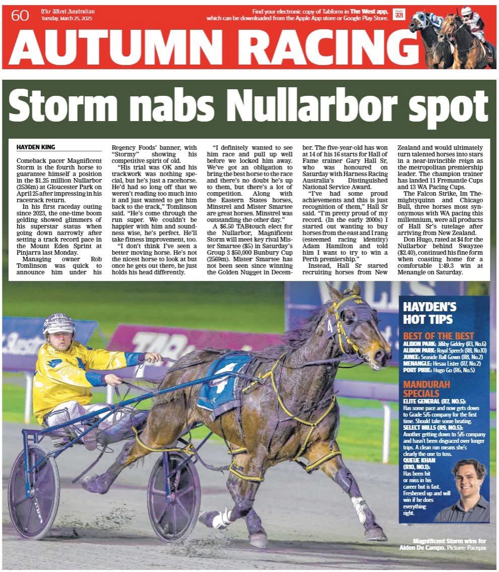 Stormy is making a few waves ahead of the Nullarbor 🌪️

Thanks Hayden for the write up ✅ 

#RegencyFoods