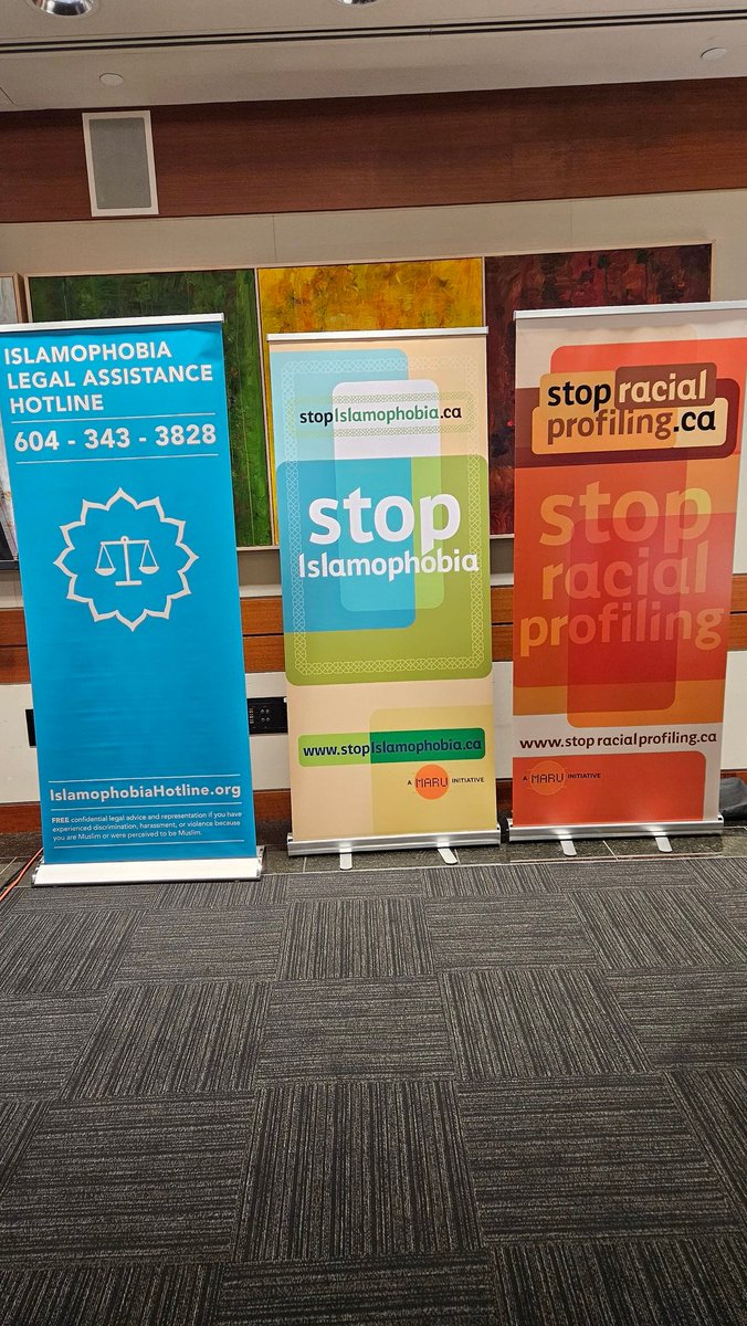 RacialProfiling's tweet image. Community Iftar tonight @SFU hosted by @bcislamophobia with @canadavisalaw @RacialProfiling @SALC_BC #UBCMuslimLawStudents @AllardLaw @nccm
@CMLAACAM @CanArabLaw
@AmiraElghawaby
@LawFoundationBC
@bccla
@NikiSharma2

Much to learn and share. Urdu. Farsi. Arabic. French. Brochures.