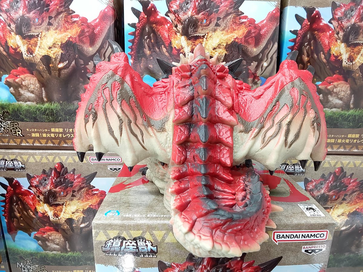 モンハン 鎮座獣 フィギュア ジンオウガ リオレウス 2種8体セット モンハン 鎮座獣 フィギュア ジンオウガ リオレウス 2種8体セット