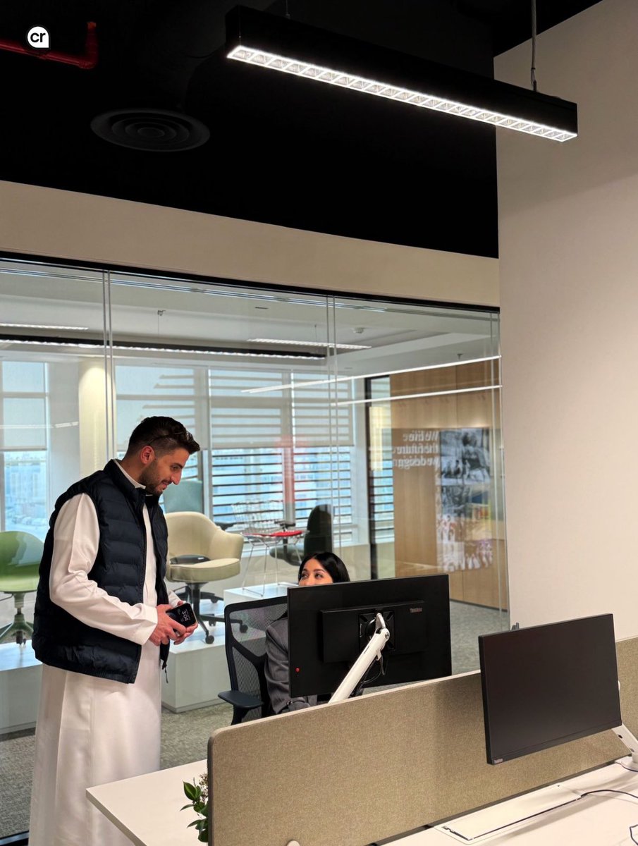 Exciting project update✨
We're thrilled to share that Al Dhow recently revamped the lighting at their Riyadh office—&amp; we're proud to have illuminated their space using Space Pad, Isola, Libera, Light Shed, iN60, &amp; Laser Blade ensuring a perfect blend of elegance #LightThatMoves