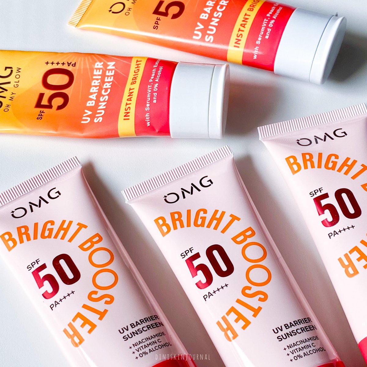 terbukti cinta bgt aku sama sunscreen OMG!!! dari pertama launching packaging lama sampai packaging baru pun formulanya ga berubah. langsung kasih efek cerahan di wajah dan no lengket-lengket club 🥰

#BlokKulitKusam #DemiTotalitasHariRamadan #diniskinjournal