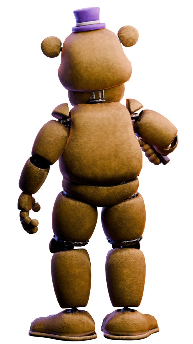 HystericalPanda's tweet image. UCN Fredbear but he&apos;s not as ugly to look at 
#FNAF #Fredbear #UCN #b3d