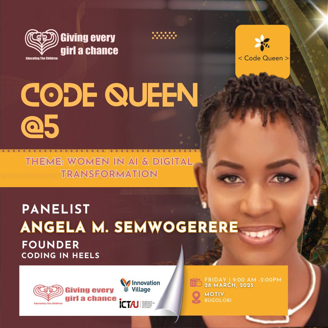 angiemirembe's tweet image. Looking forward to this. 
#EducatingTheChildren #CodingInHeels