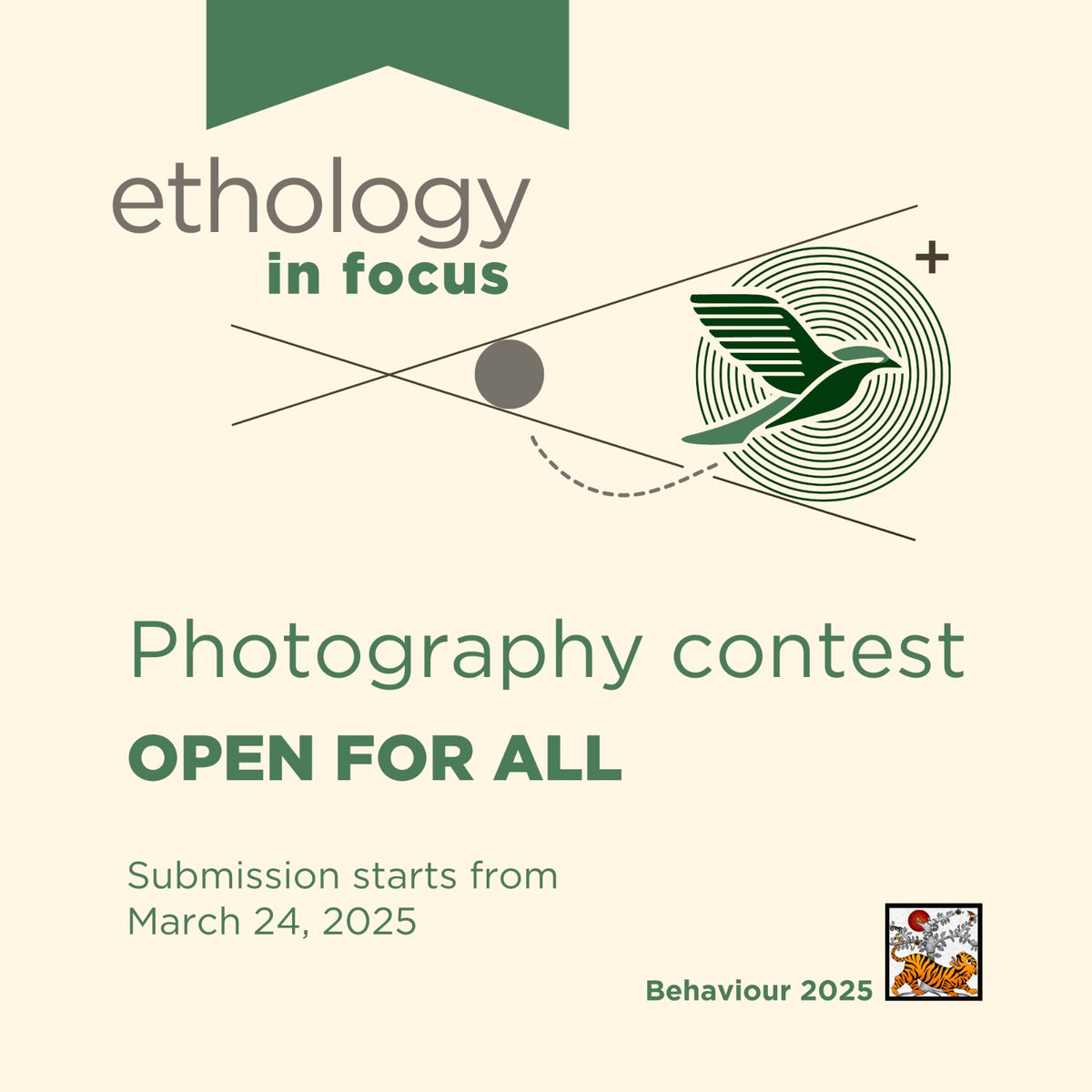 Behaviour2025's tweet image. Capture the essence of animal behaviour through your lens!

We invite photographers of all levels to participate in Ethology in Focus photography contest

Submission deadline: 31st May 2025

Visit: behaviourindia2025.in/Ethology-in-Fo…

#behaviour2025 
#AnimalBehavior 
#Photographycontest