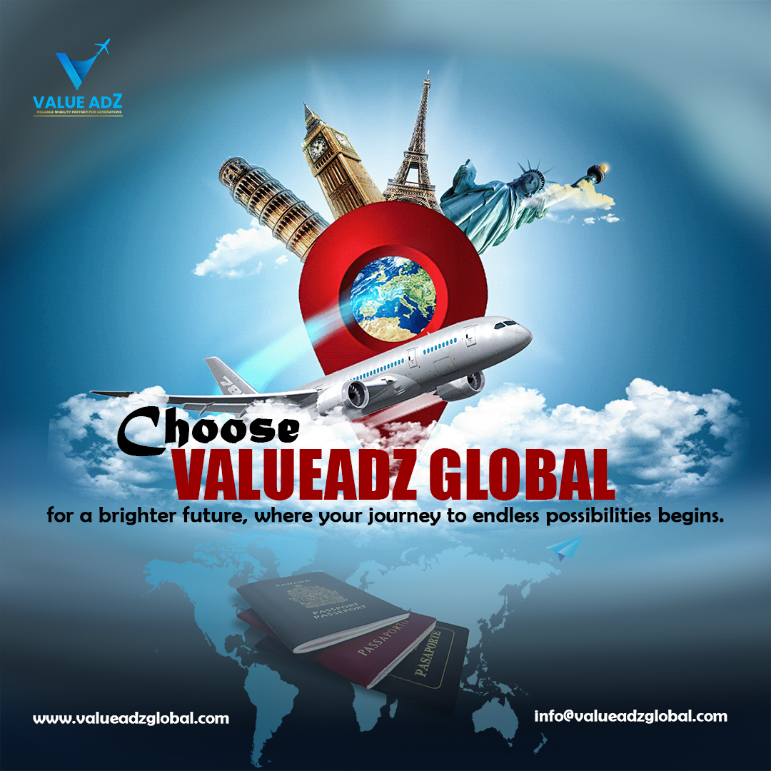 ValueadzVisa's tweet photo. 🌍 Choose ValueAdz Global for a Brighter Future! ✨

Your journey to endless possibilities starts here! 🚀

📞 +91 9773976219
📩 info@valueadzglobal.com
🌐 https://t.co/v0Vi4eNNgB | https://t.co/WdzBzCyP9i

#StudyAbroad #GlobalOpportunities #ValueAdz #FutureStartsHere https://t.co/7iDtzdspGy
