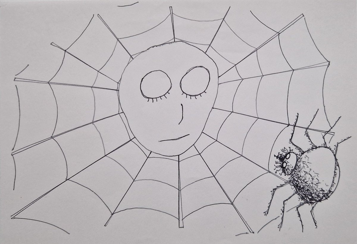 ¿Dulces sueños? Otro de mis dibujos.