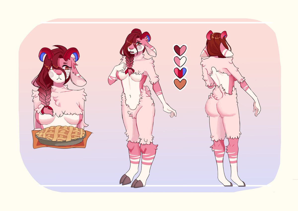 Hello there, a shy lady sheep that love baking

⭐Price : 35USD 
⭐payment : Paypal 
⭐species : Sheep
 ________ 
❤ you can comment
 ________ 
#furryart #furryadopt #adoptable #adopt #furry