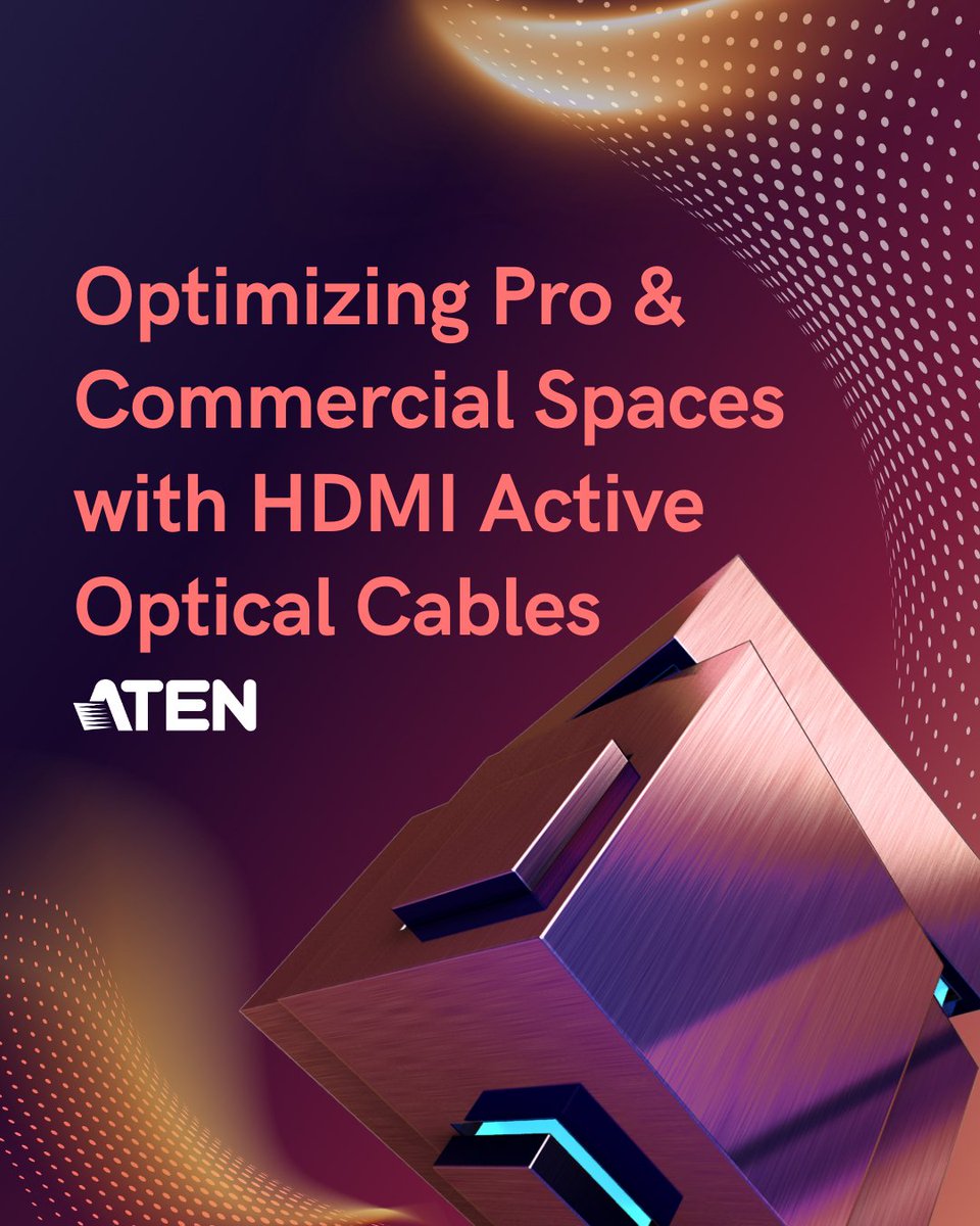 ATEN_ANZ's tweet image. ⚡ Optimizing Pro &amp;amp; Commercial Spaces with HDMI Active Optical Cables. 

👉 Read the full feature article here: ow.ly/8sUp50VaMHt

#ATEN #FeatureArticle #HDMI #4K