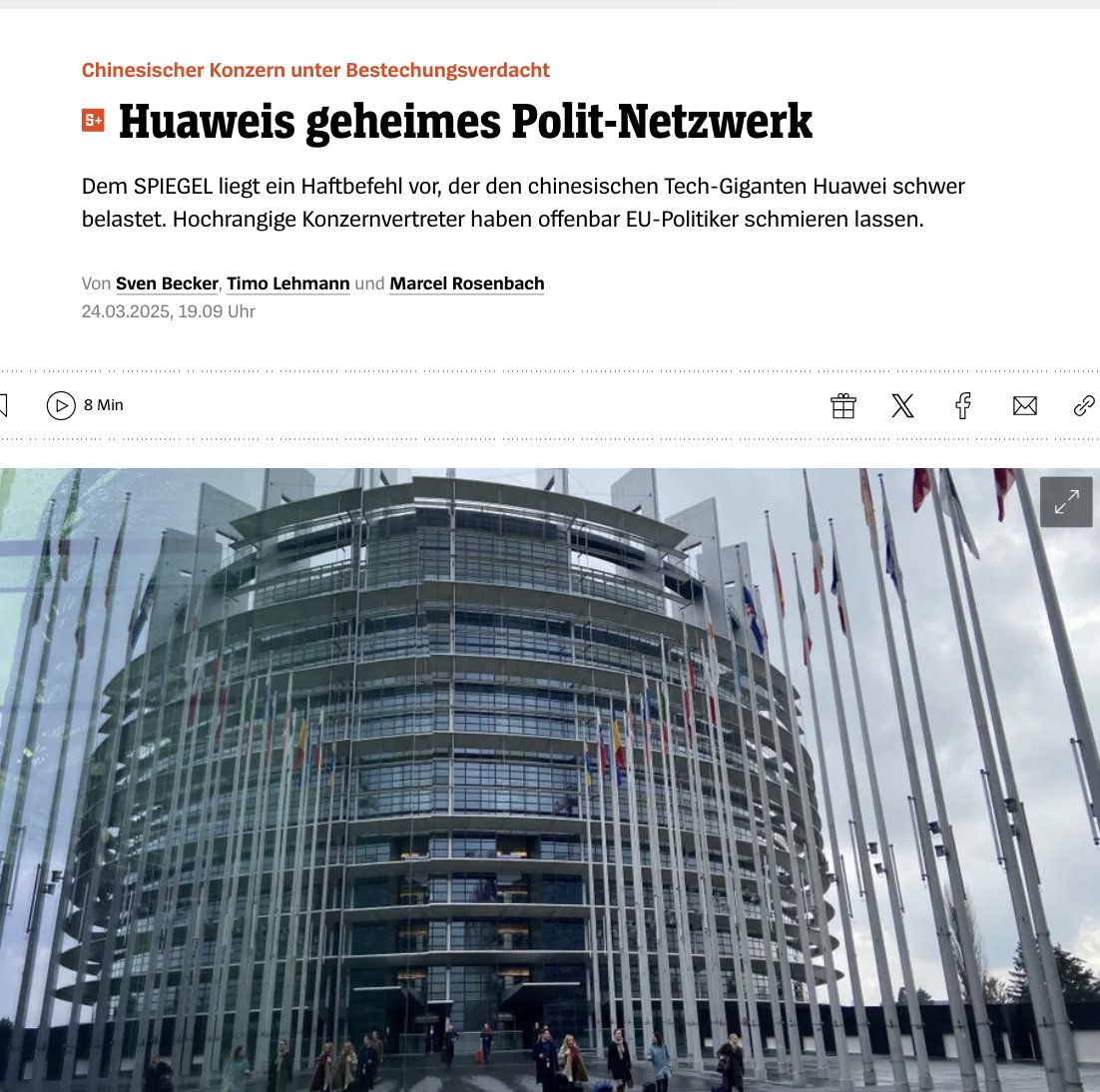 Das sympathische Unternehmen, dessen Lied hierzulande die Spitzen von Telekom, Telefonica und Vodafone (und eine andere) gesungen haben. 

Die neue Bundesregierung sollte die 5G-Entscheidung revidieren und Huawei aus dem Zugangsnetz ausschließen.