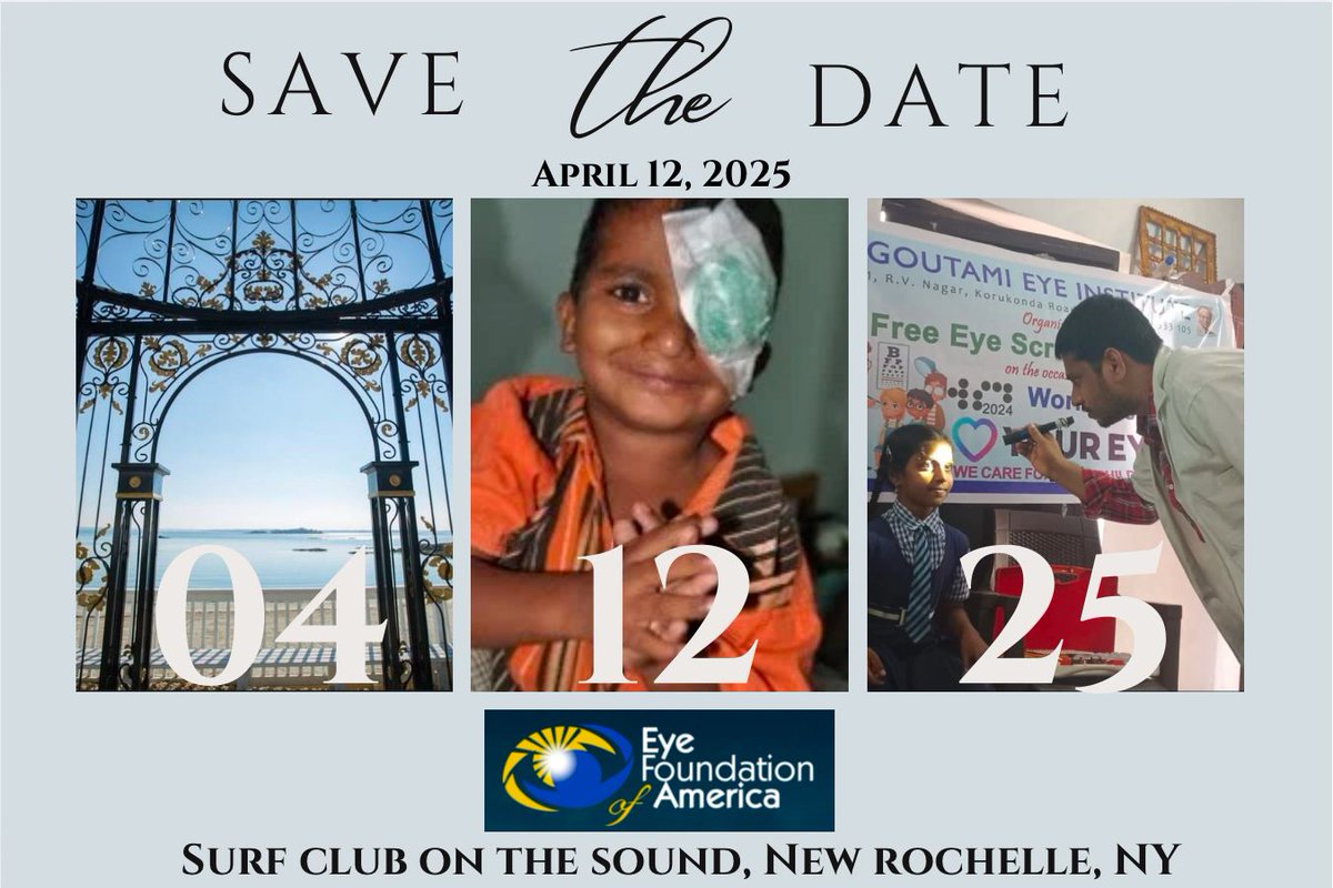 Join us in our Vision April 12, 2025 at #NewYork  #WorldWithoutChildhoodBlindness