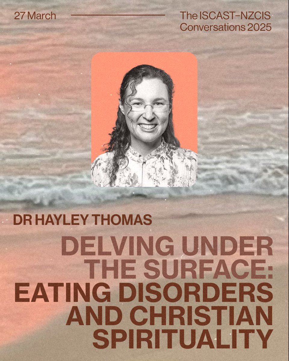 ISCAST (@iscast_oz) on Twitter photo Join us on Thursday, 27 March, at 6:30 p.m. (AEDT) to hear GP and Senior Lecturer, Hayley Thomas, share her preliminary research findings on how Christian spirituality influences the experiences of those affected by eating disorders.
 Tickets at: iscast.org/mentalhealth Join us on Thursday, 27 March, at 6:30 p.m. (AEDT) to hear GP and Senior Lecturer, Hayley Thomas, share her preliminary research findings on how Christian spirituality influences the experiences of those affected by eating disorders.
 Tickets at: iscast.org/mentalhealth
