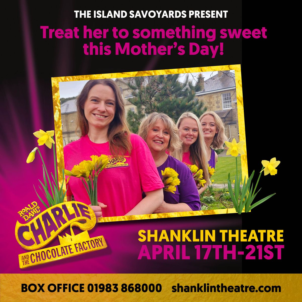 Our show mums - Mrs Teavee, Gloop, Bucket &amp; Beauregarde! Treat your mum to a magical theatre experience. Tickets available now shanklintheatre.com 
#isleofwight #mothersday #tickets #theatre #Chocolate #wonka