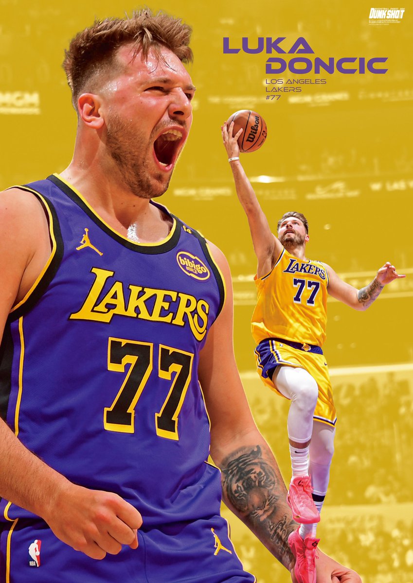 今号はビッグポスターの付録付き🔥 ドンチッチとレイカーズ