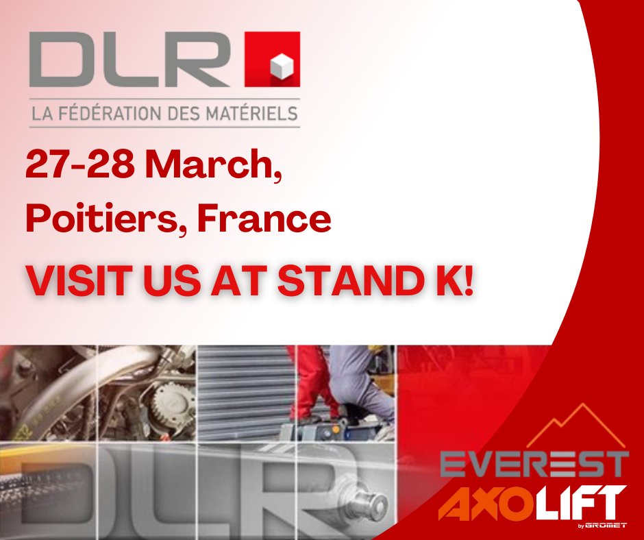 AxoLiftOfficial's tweet image. We wait for you at Congrès DLR - Poitiers, France🎉
From 27th to 28th March AXOLIFT will exhibit with our partner Everest SAS at the annual exhibition of the Fédération DLR!
⬇️Take the opportunity to discover AXOLIFT⬇️
📍Meet us at stand K!
#LLA #Lowlevelaccess #France #DLR