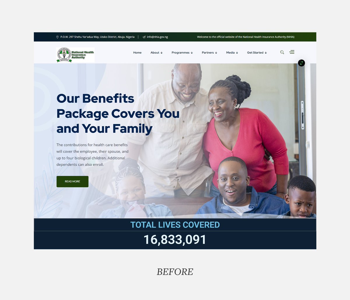 PAULTIMILEHIN1's tweet image. GM Designers,

Redesigned the NHIA website hero section for a cleaner, more user-friendly look! ✨ Improved readability, layout, and visual appeal.

Swipe to see the transformation! Thoughts? 👇 

#UIDesign #WebRedesign #NHIA