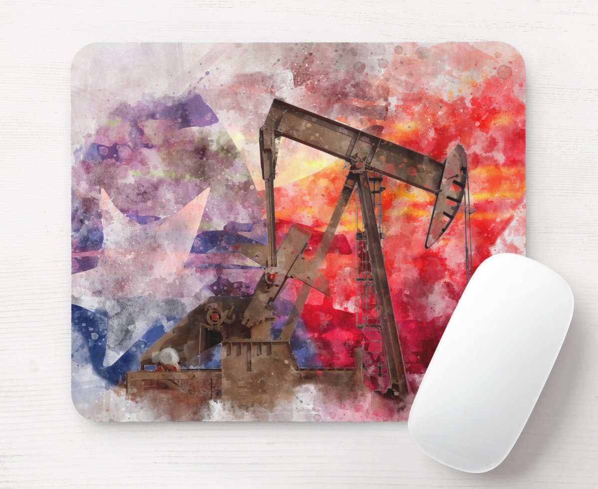SPJE_Illus_Phot's tweet photo. Pumpjack Texan icon pastel drawing with Texas Flag. Mouse Pad
https://t.co/dWaSs1ACkJ
#Pumpjack #Texas #Flag https://t.co/08rvBxfPz6