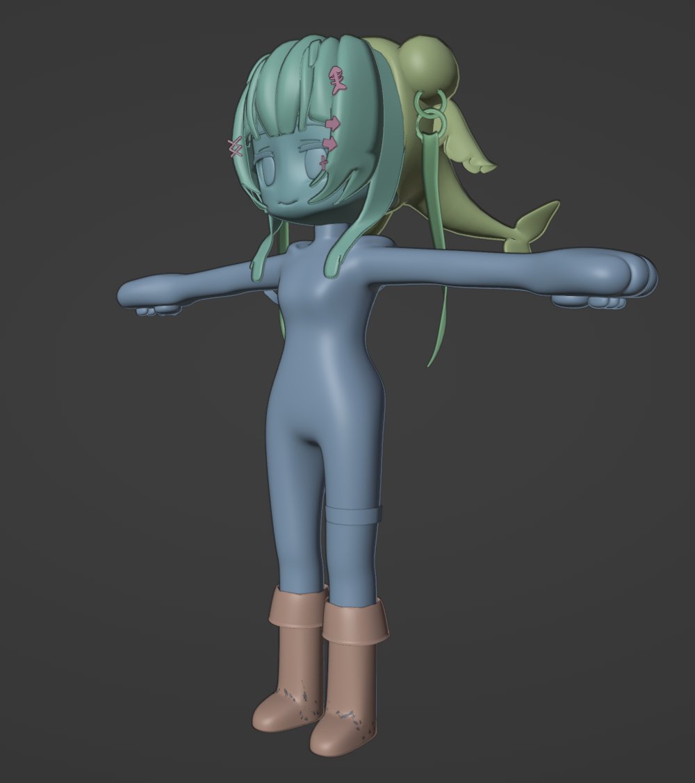 RNGSYe's tweet photo. WIP Commission 

#3D #Chibi #3DChibi #blender https://t.co/QkxBZ9JDQp