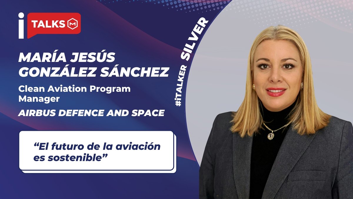 IndustryTalksES's tweet photo. 🔴🚀#iTALKS | Mª Jesús González, @AirbusDefence and @AirbusSpace, se convierte en #iTALKER #Silver por alcanzar +1,000 views en su 🎙️#iTALKS, “Nuestra estrategia de #sostenibilidad se basa en tres pilares: prevenir, proteger y restaurar” ▶️ https://t.co/u5XhEtNKeF #GoIndustry🚀 https://t.co/AwZlnKHoFv