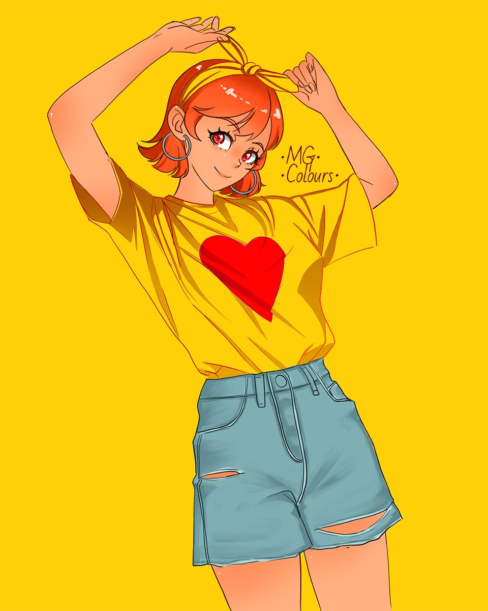 GcoloursM's tweet photo. Coming back with a drawing of Sora Takenouchi. 💕 I hope you like it very much. ✨ 
 #soratakenouchi #love #digimon #fanart #Sora #drawing https://t.co/raoWXnChRk