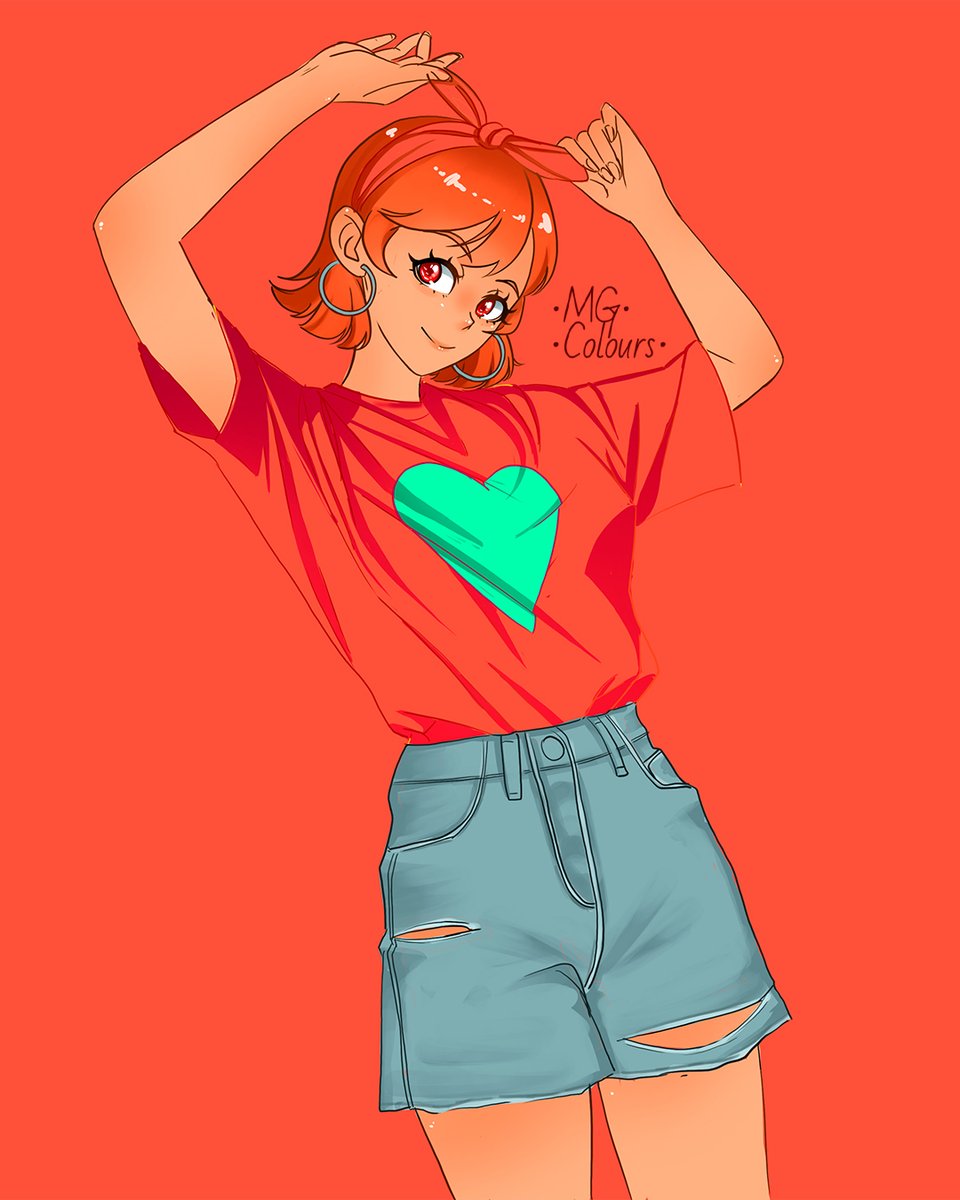 GcoloursM's tweet photo. Coming back with a drawing of Sora Takenouchi. 💕 I hope you like it very much. ✨ 
 #soratakenouchi #love #digimon #fanart #Sora #drawing https://t.co/raoWXnChRk