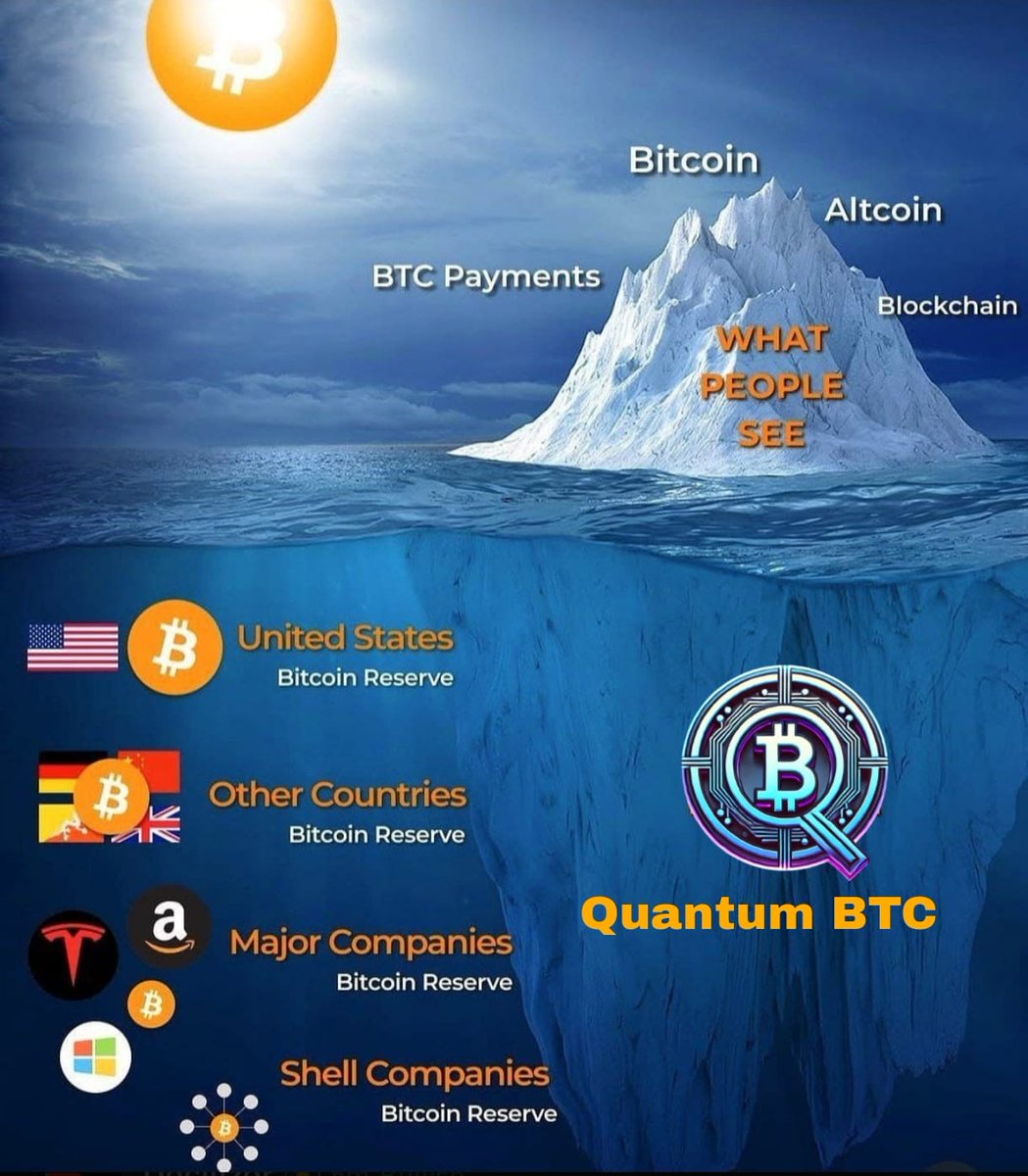 QBTC_Official's tweet photo. 🚀 Bitcoin is just the tip of the iceberg! 🚀
What lies beneath? Governments, corporations, and hidden reserves.
🔐 Enter Quantum Bitcoin (QBTC) – The future of truly secure digital assets, unbreakable for 1,000+ years.
#QuantumBitcoin #QBTC #Bitcoin #CryptoRevolution #Blockchain https://t.co/6hVGOpyQGG