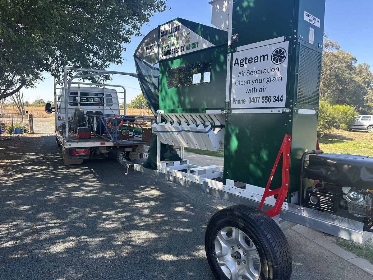 More grain cleaning customers coming up. It’s great to be independent &amp; clean your own grain in your own time.