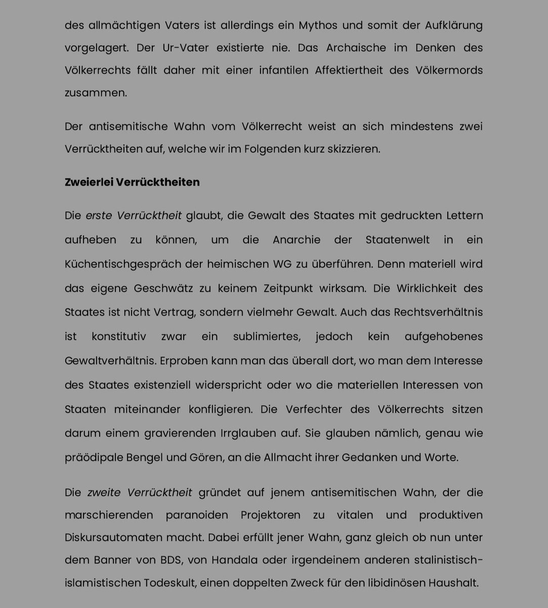 lpzg_r341's tweet photo. Zum Nachlesen die gesamte Rede der "Antideutschen Kommunisten" von #le2203 mit viel Universitätsdeutsch-Dichtung und Pseudo-Psychoanalyse der Palästina-Solidarität 1/2 🍿 https://t.co/gwS3ihNx3f