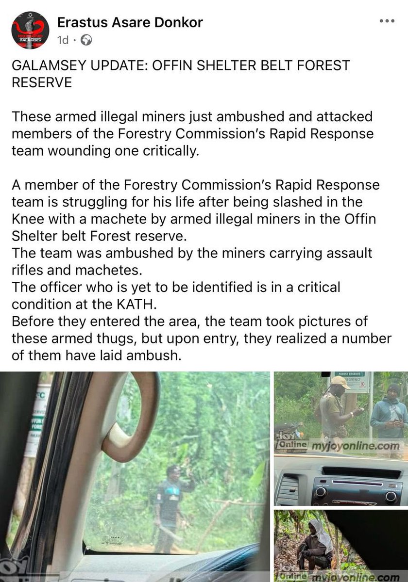 LouisAnokye6's tweet photo. #StopGalamseyNow
#DemoLoading https://t.co/OGR3eLbgXY