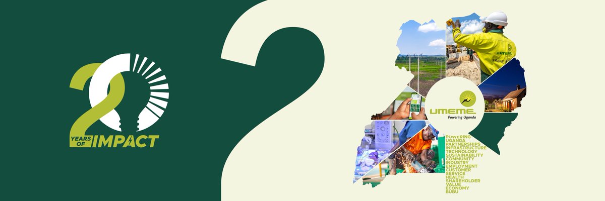 Over the last 20 years, we've committed to the of act service—supporting &amp; growing our communities through initiatives that address widespread social challenges in safety, health, environment &amp; education.

It has been worthwhile!

🧵

#Umeme20YearsOfImpact #UmemeInTheCommunity