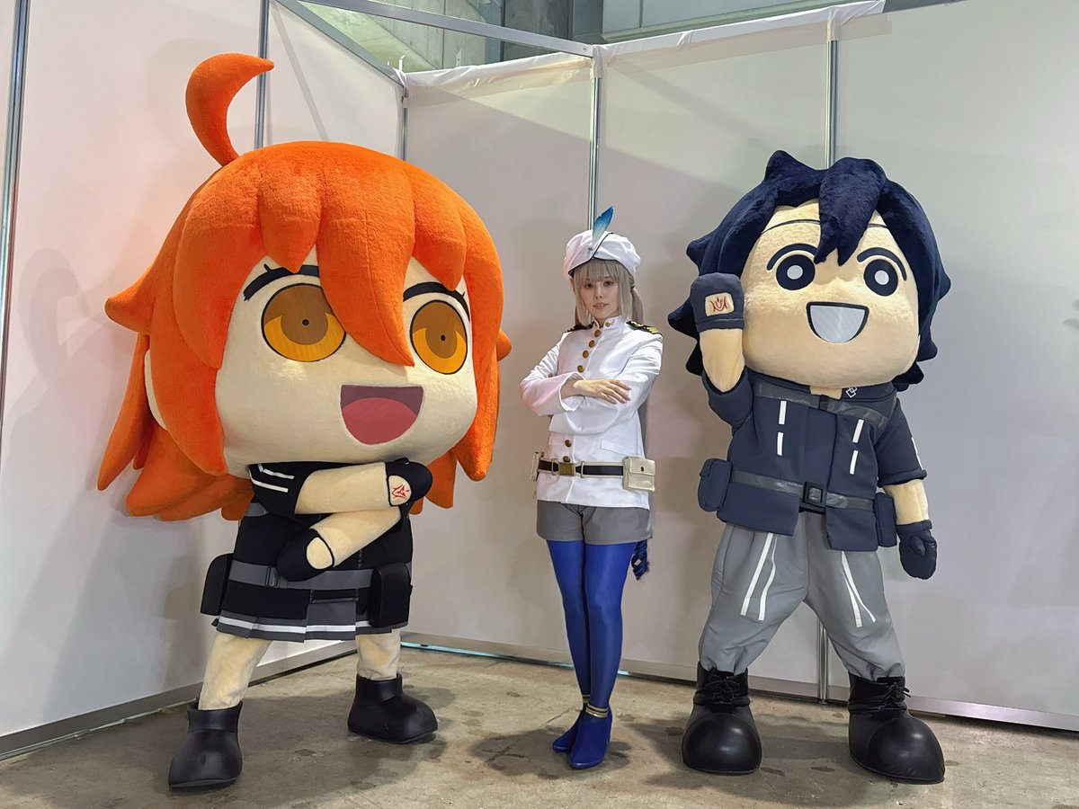 改めまして
AnimeJapan 2025   2日間
Fate/Grand Orderブースにて、
ネモとして出演させていただきました。

ありがとうございました！⚓️🌊

#FGO #AnimeJapan2025 #AJ2025