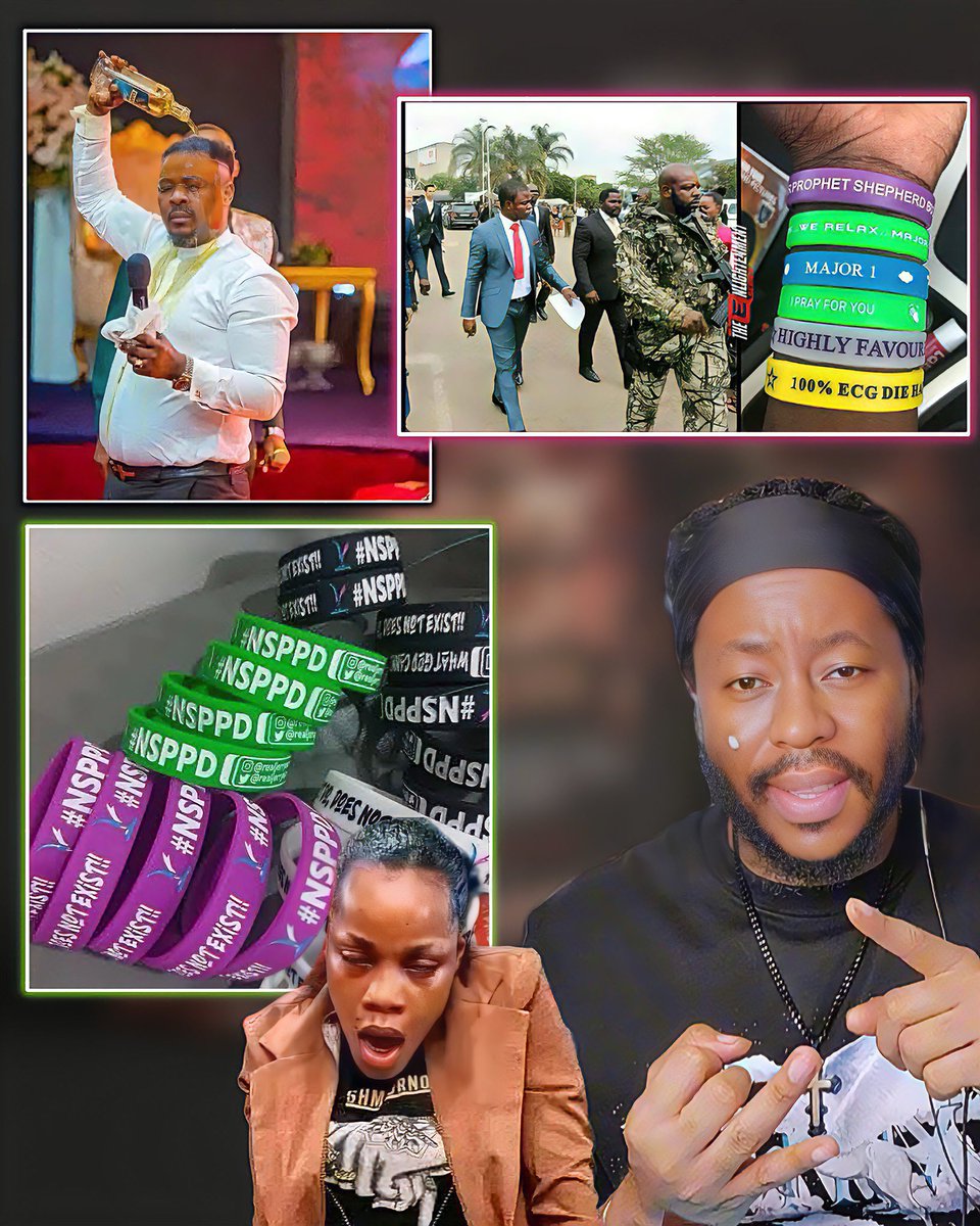 Proff_Ex's tweet image. Bulletproof Cars &amp;amp; Armed Bodyguards are for the protection of Pastors and their families. Anointing Oils, Wristbands and Holy water are for their church Members. 

All i’m saying is “Do the maths”