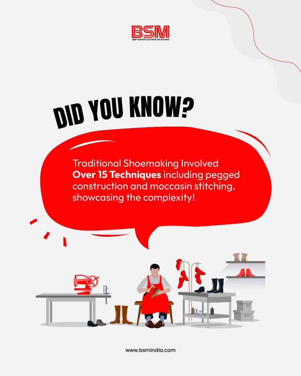 bsmmachinery's tweet photo. Embracing quality craftsmanship, BSM provides all the solutions to the challenges in your journey of manufacturing footwear!

#BSMIndia #quality #customerservice #efficiency #footwearmanufacturing #shoemakingmachine #footwearmachines #industrialmachines #manufacturingmachines https://t.co/gCSjQMoxYv