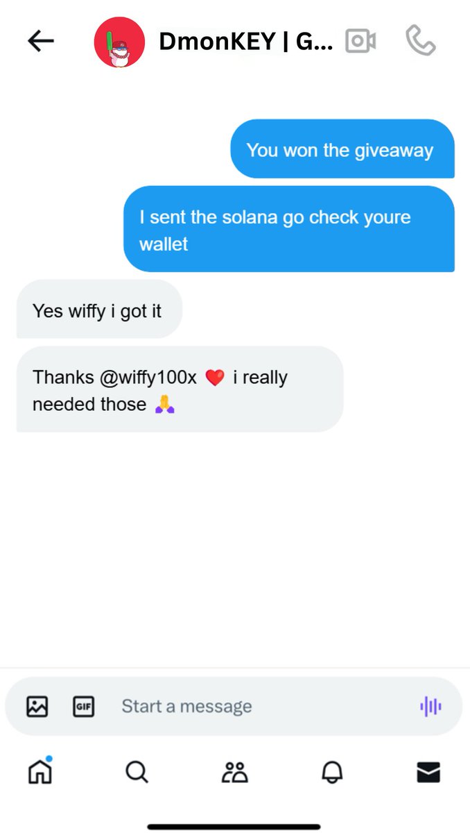 wiffy100x's tweet image. Sent another random wallet  1 $SOL   

Check your wallet. I'll send dm to the winner       

Drop your sol wallets, today will be your lucky day 1 $SOL 💰