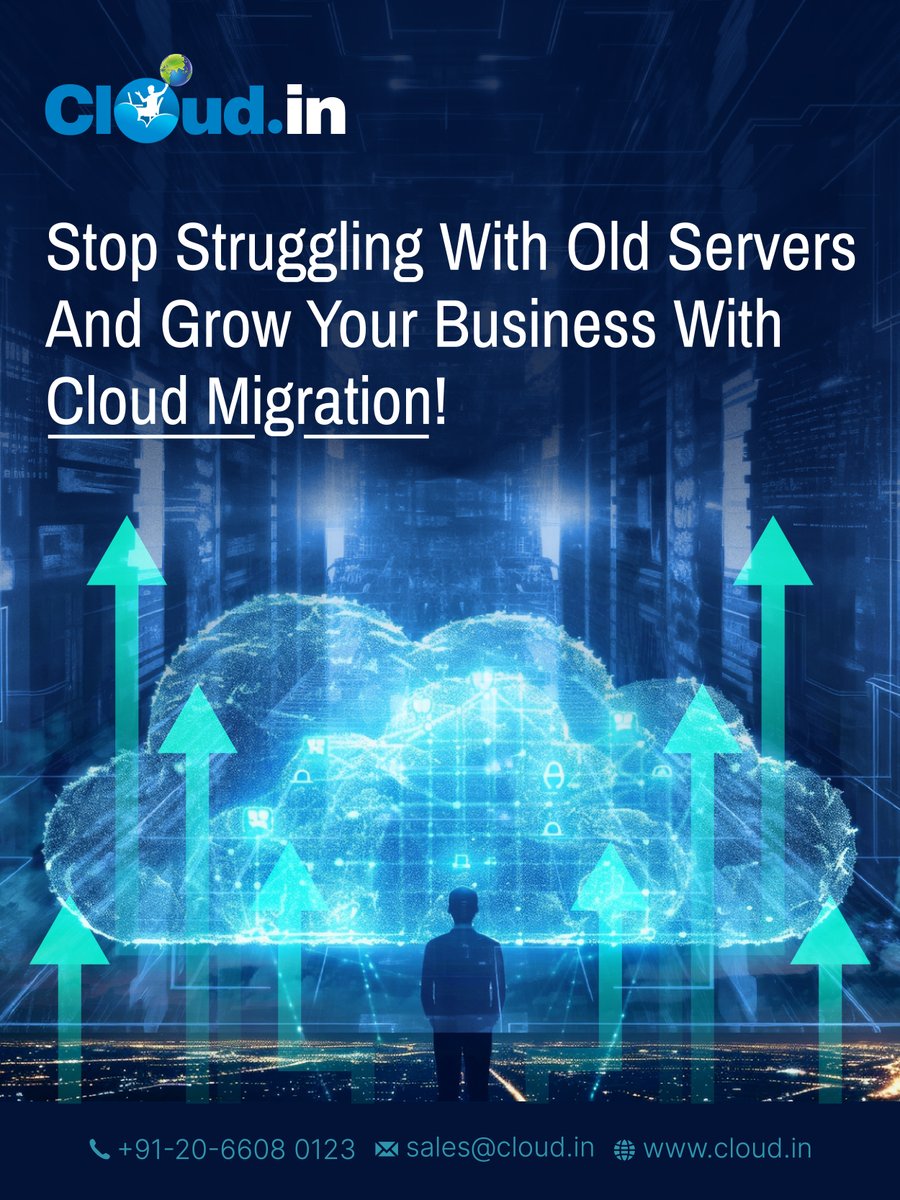clouddotin's tweet image. Ditch the old servers! 🚀 Migrate to the cloud with us. Easy, fast, and budget-friendly. 😎 Let's simplify your tech! #CloudTransformation #AWS #TechMadeEasy sales@cloud.in +91-020-66080123