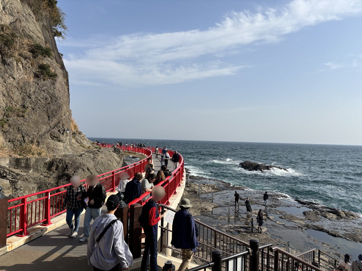 #江の島岩屋 なう。
海風が最高に気持ちいいです。