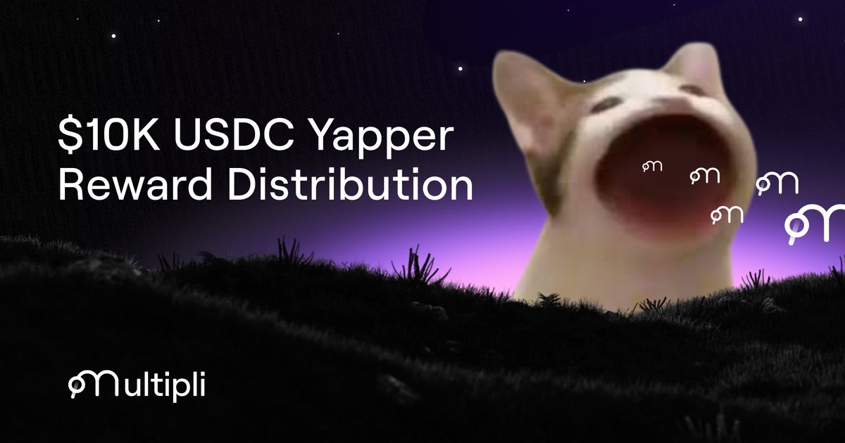 multiplifi's tweet photo. Attention Multipli Yappers

We took a snapshot of the Kaito Leaderboard on the 22nd to know who our top 50 yappers are in the last 30D.

If you find your name in this thread, DM us your EVM address to claim your fair share of the $10,000 USDC pool.

1/6 https://t.co/wQK6C3qZhC