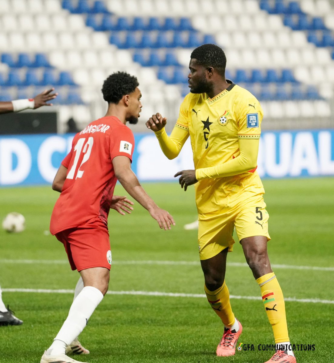 Two goals and a top-class performance! <a href="/Thomaspartey22/">Thomas Teye Partey</a> 🫡

#BlackStars | #FIFAWCQ