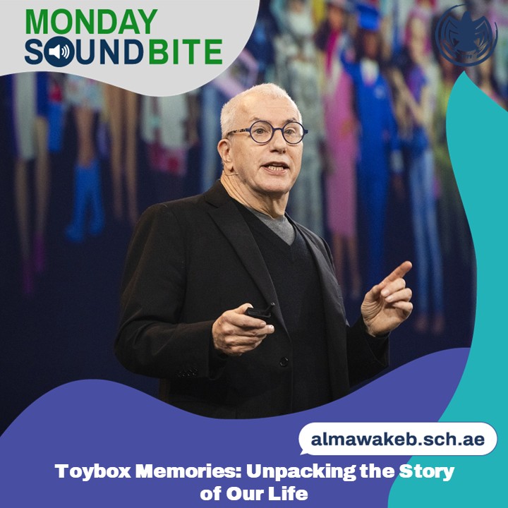 Christopher Byrne, the 'Toy Guy' and toy historian, highlights how our childhood toys reveal the seeds of who we become. Visit almawakeb.sch.ae to see the soundbite. #Mondaysoundbites