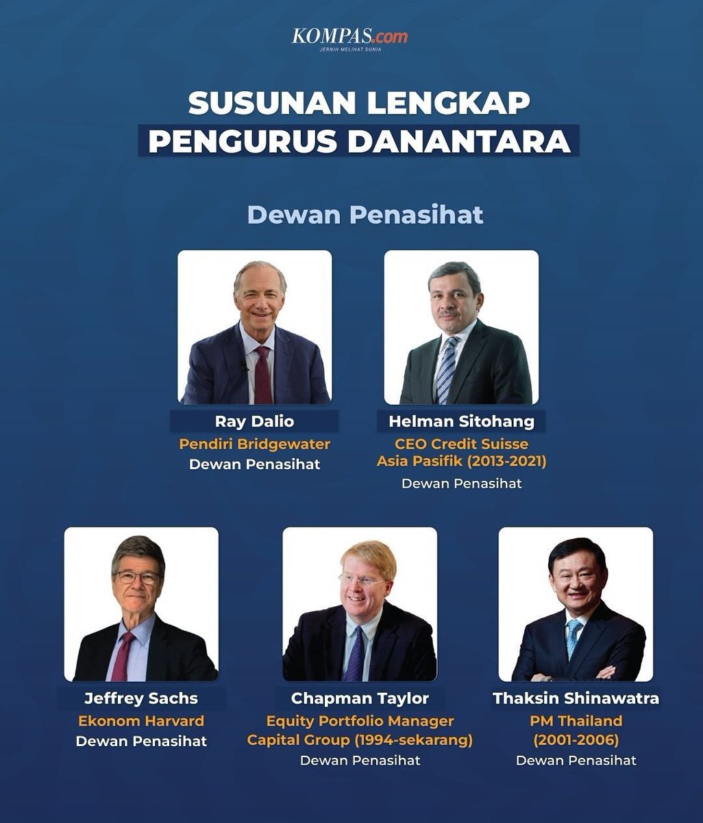 “Jangan mau didikte asing"

Tapi susunan pengurus Danantara 👇🏻