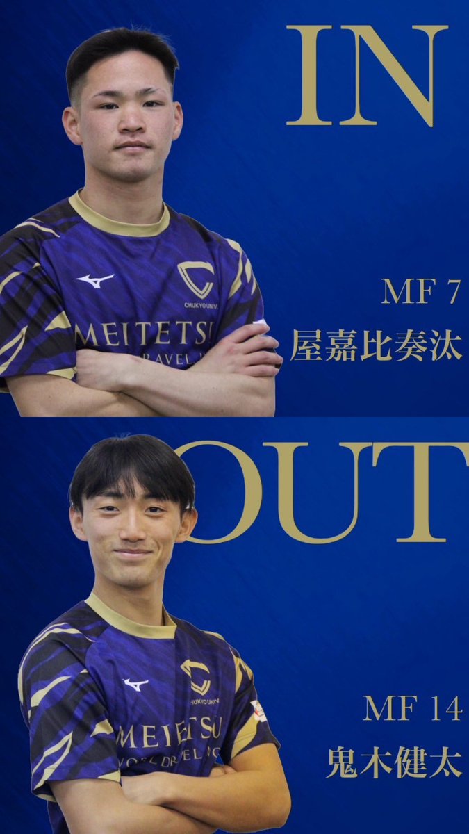 chukyo_soccer's tweet image. ⚽️選手交代⚽️

後半24分

0-0

in 7 #屋嘉比奏汰 (#興國 3年)
out 14 #鬼木健太 (#サガン鳥栖U18 2年)