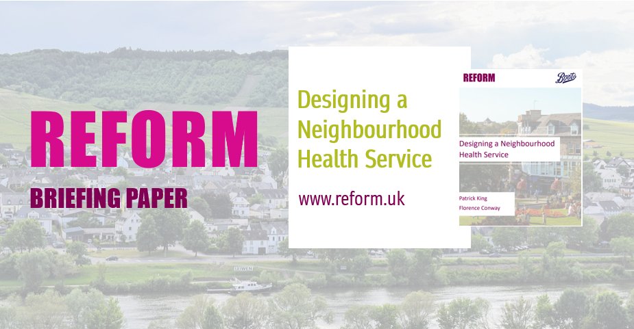restate_thinks's tweet photo. 📢NEW REPORT: DESIGNING A NEIGHBOURHOOD HEALTH SYSTEM

Delivering on government's ambition of proactive, neighbourhood-centred care will require serious devolution of power and resources to local leaders.

Our report offers a roadmap to help policymakers turn vision into reality. https://t.co/cmFlgJ3vf2
