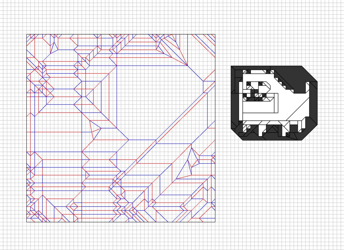 Annoying dog
普通紙・35cm四方・一枚
#折り紙 
#origami 
#undertale