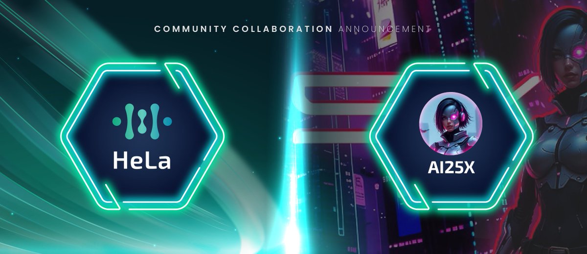 HeLa_Labs's tweet image. We're excited to announce our newest collaboration with @ai25x_labs

AI25X is leading the AI revolution on BNB CHAIN! Merging AI, Blockchain, and Web3, AI25X creates a decentralized, intelligent, and rewarding digital experience.

Together, we’re pioneering the future of digital…